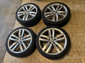 Cerchi in lega da 18 Volkswagen+ 4 gomme 225/40/18