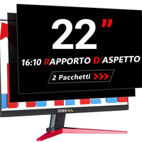 2 pellicole privacy per monitor da 22 pollici 16:1