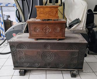 3 casse panche stile sardo