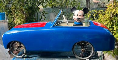 Auto a pedali  di Topolino anni 50