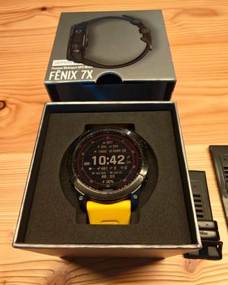 GARMIN Fenix 7x solar sapphire 