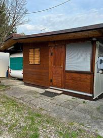 Roulotte stanziale-Campeggio Le Brede Moniga D.G