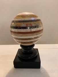 GRANDE SFERA MOSAICO IN  MARMO-VINTAGE