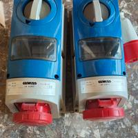 Presa industriale Gewiss GW66809 IP66 16A