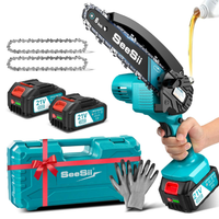 Mini Motosega a Batteria 8000mAh, 900W 6 Pollici