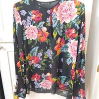 blusa a fantasia floreale
