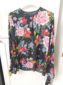 blusa a fantasia floreale