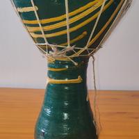 Tamburo Djembe in ceramica 