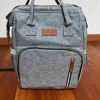 Zaino multifunzione con fasciatoio grigio