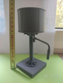 Torre dell'acqua in scala H0 (1:87) stampata in 3D
