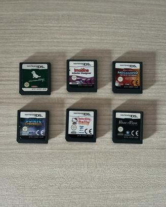 6 Giochi Nintendo Ds - Funzionanti