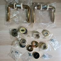 lotto coppia di maniglie + accessori vintage