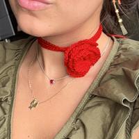 Fiore realizzato ad uncinetto