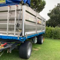 rimorchio agricolo SEMINUOVO con vasca e sponde