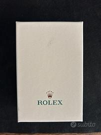 Pochette rolex porta orologi pelle originale