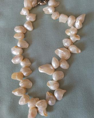 Collana in perle naturali barocche