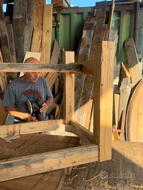 Tavoli legno antico su misura