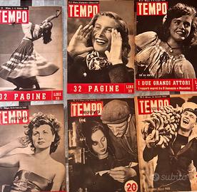 TEMPO rivista 1946 15 numeri