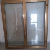 Finestra in Alluminio Anodizzato Dorato
