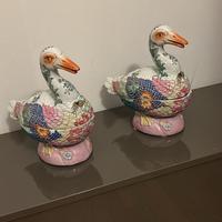 Anatre in porcellana