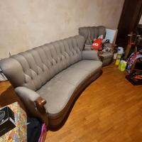Salotto 4 pezzi (divano + 3 poltrone) anni 70