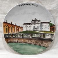 Piatti decorativi vedute friulane ceramica