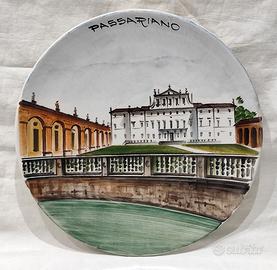 Piatti decorativi vedute friulane ceramica