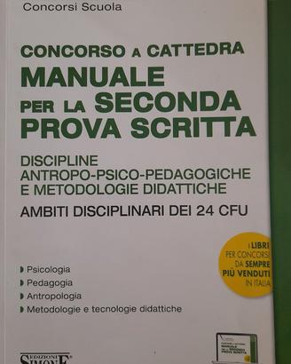 Concorso a cattedra - Manuale per la seconda prova