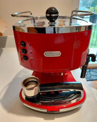 macchina caffè delongji Icona rossa