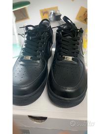 Nike Air Force 1 Low '07 EU Nere 38 e Bianche 28.5