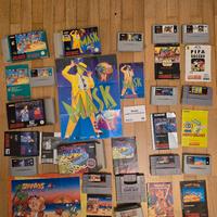 10 Giochi Super Nintendo + 2 Accessori - Retro Gam