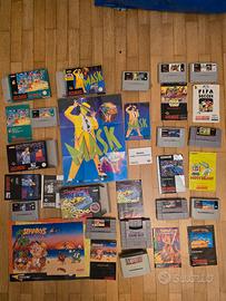10 Giochi Super Nintendo + 2 Accessori - Retro Gam