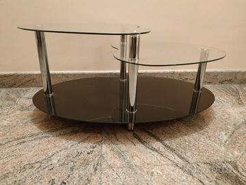 Tavolino in vetro