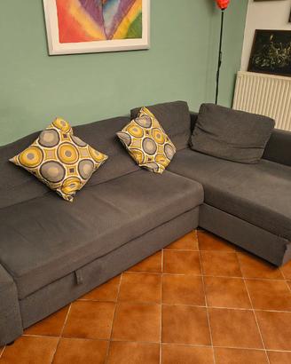 IKEA Divano FRIHETEN  Letto angolare/contenitore,