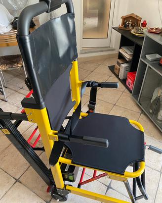 Montascale a cingoli x disabili