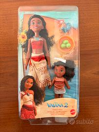 Bambole Disney Vaiana e Simea Mattel - NUOVO