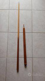 Stecca di legno  vintage Longoni smontabile.