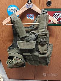 Gilet Tattico Modulare - Verde, tasche incluse