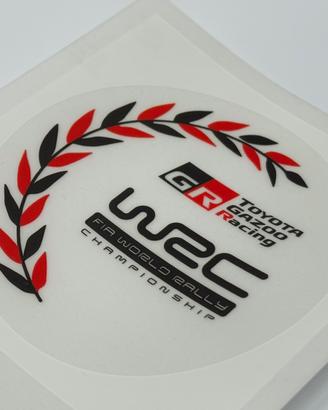 Coppia adesivi Toyota GR Yaris Gazoo Racing black