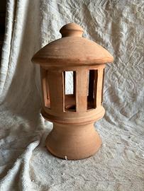 Lampada in terracotta da interno o esterno
