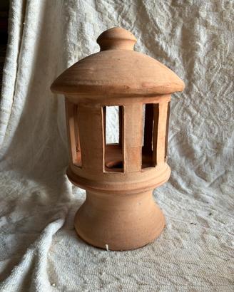 Lampada in terracotta da interno o esterno