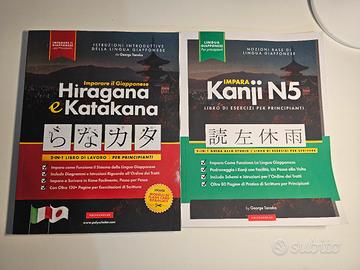 Imparare il giapponese-libri di esercizi 