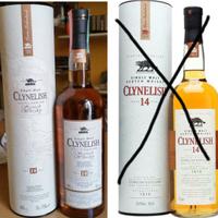 Clynelish etichetta bicolore anni 90 whisky