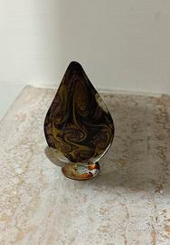 Piccolo fermacarte goccia in vetro Murano