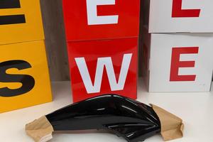 Codone destro nero Kawasaki Z750