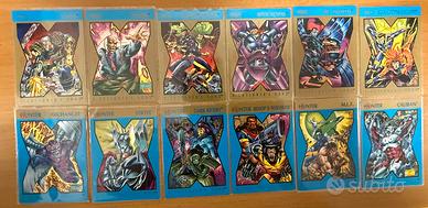 Set completo 12 card Marvel Stryfe's Strike File