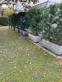 Fioriere in ghiaino lavato