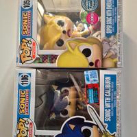 Funko pop Sonic e Supersonic 1106 1059