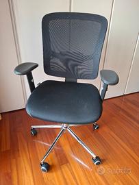 Sedia ufficio con ruote per parquet