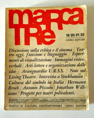 RIVISTA MARCATRE' NN. 19 20 21 22 1966